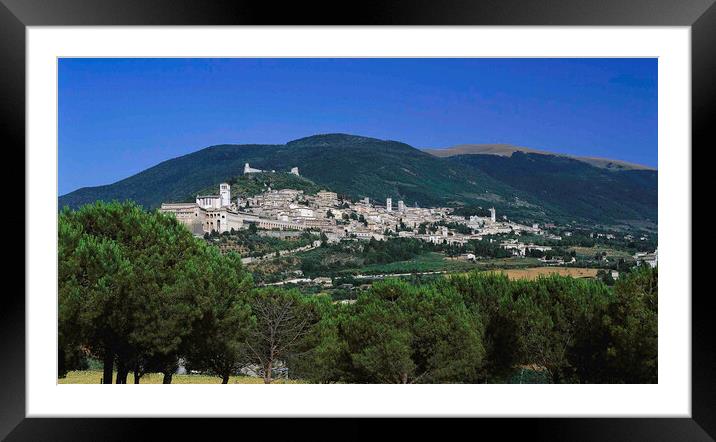 Assisi Umbria Italy  Framed Mounted Print by Philip Enticknap