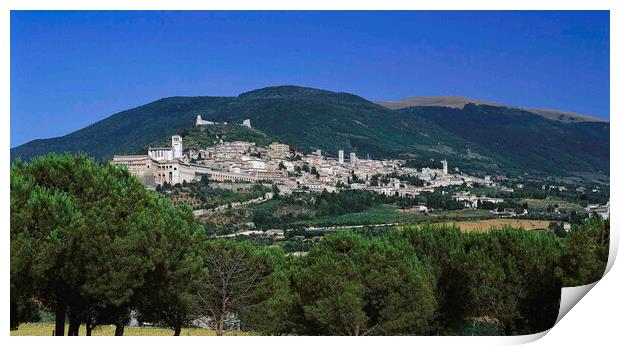 Assisi Umbria Italy  Print by Philip Enticknap