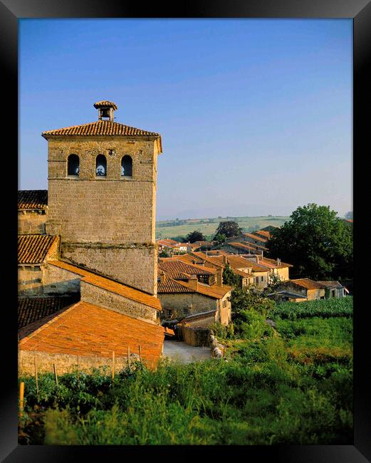 Village of Santillana Del - Mar ,Cantabria  Spain   Framed Print by Philip Enticknap
