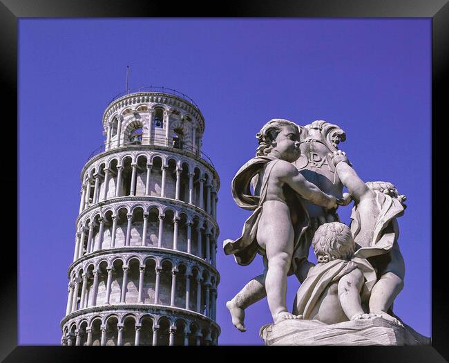 Leaning Tower of Pisa  Framed Print by Philip Enticknap