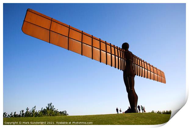 The Angel of The North Print by Mark Sunderland