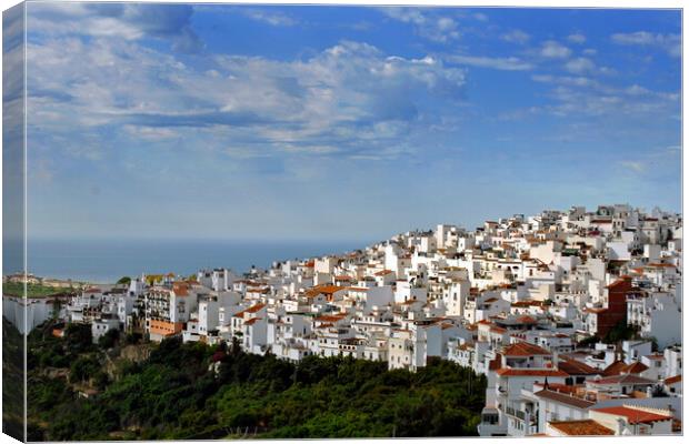 Torrox Costa Del Sol Andalusia Spain Canvas Print by Andy Evans Photos