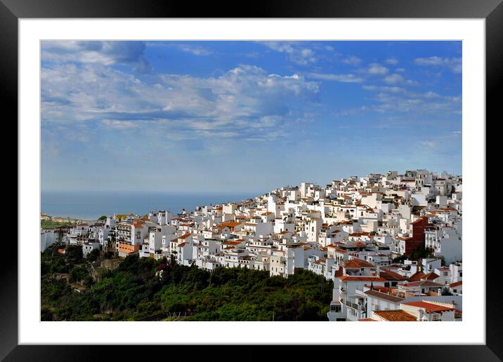 Torrox Costa Del Sol Andalusia Spain Framed Mounted Print by Andy Evans Photos