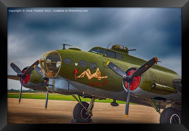 The Last Flying Fortress Framed Print by Chris Thaxter