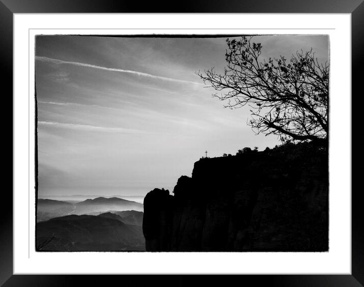 View From Montserrat Monastery Framed Mounted Print by JM Ardevol