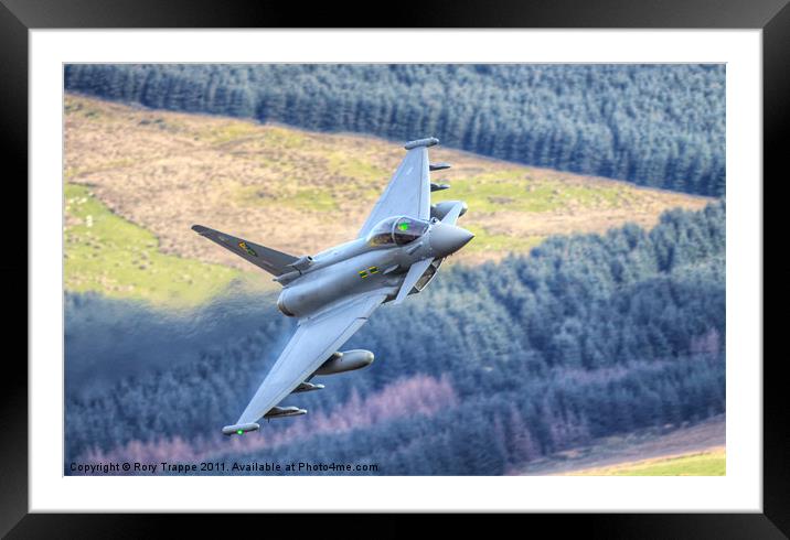 Typhoon over Wales Framed Mounted Print by Rory Trappe