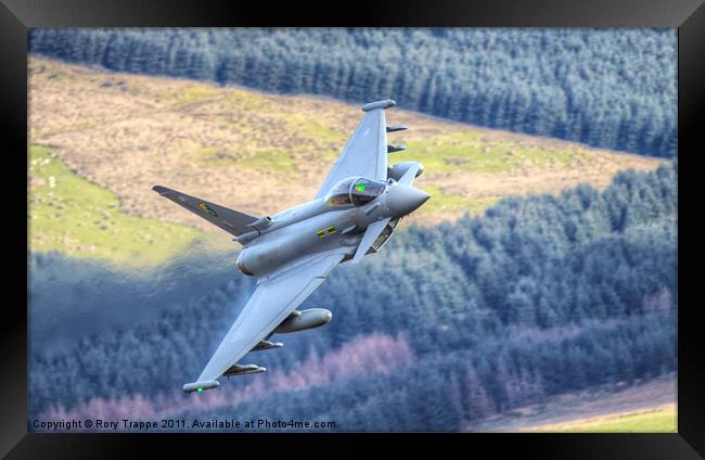 Typhoon over Wales Framed Print by Rory Trappe