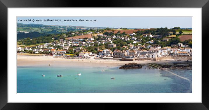 marazion cornwall Framed Mounted Print by Kevin Britland