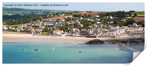 marazion cornwall Print by Kevin Britland