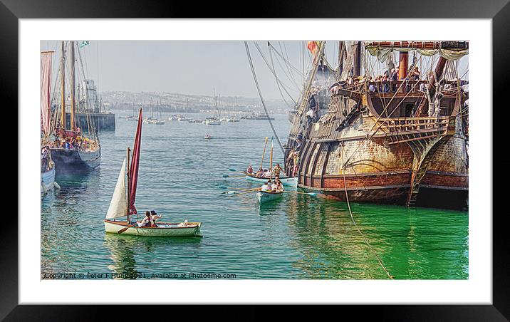 Brixham Pirates Framed Mounted Print by Peter F Hunt