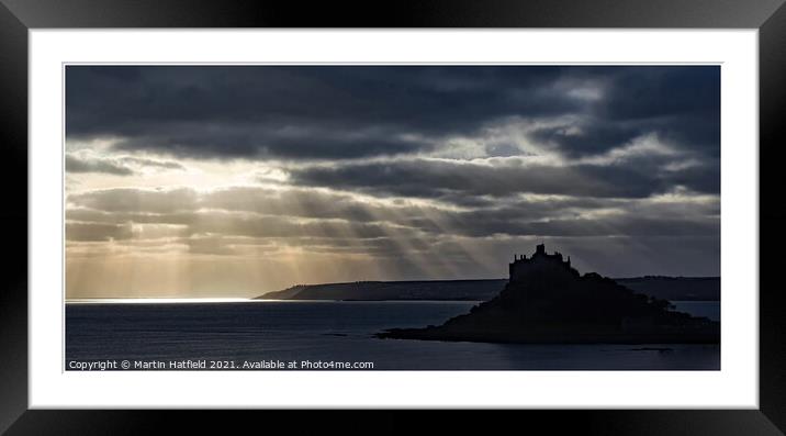 Sky cloud Framed Mounted Print by Martin Hatfield