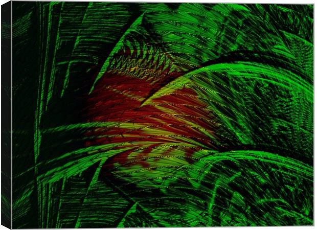 Green Canvas Print by Glen Allen