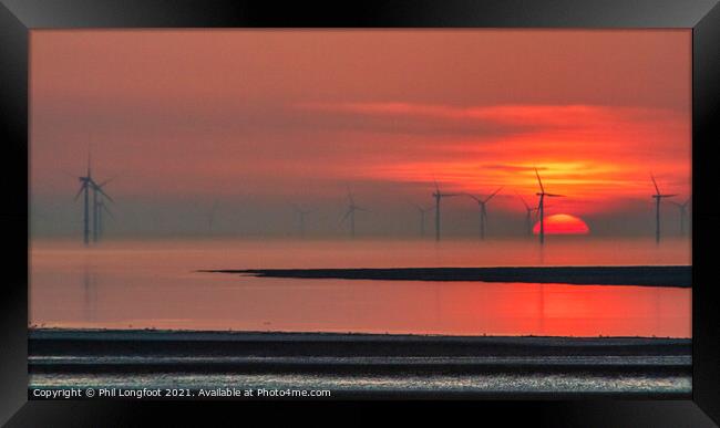 The power of the wind and Sun Framed Print by Phil Longfoot