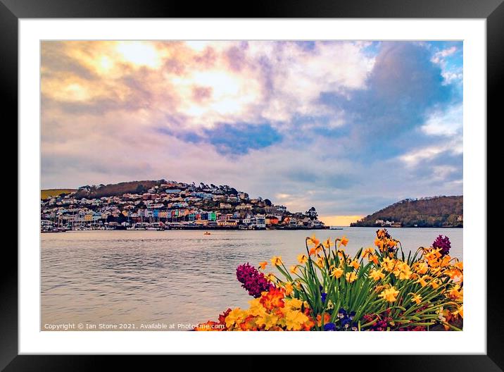 A view from Dartmouth  Framed Mounted Print by Ian Stone