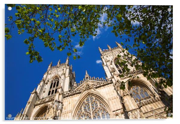 York Minster Acrylic by Mark Sunderland