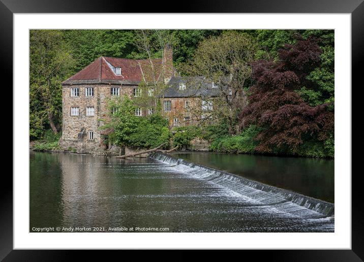 The Old Mill, Durham Framed Mounted Print by Andy Morton
