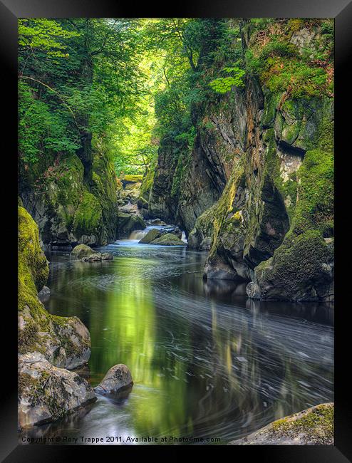 Fairy Glen Framed Print by Rory Trappe