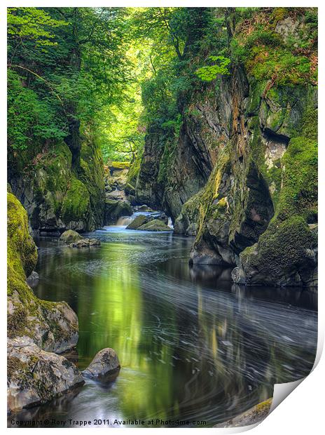 Fairy Glen Print by Rory Trappe