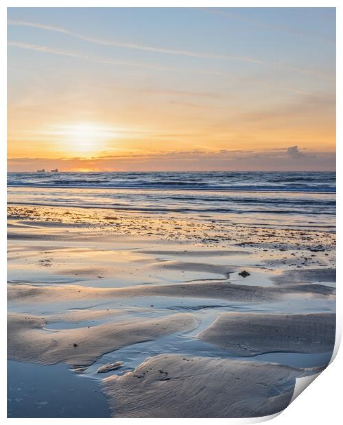 Isle of Wight Sunrise Print by Graham Custance