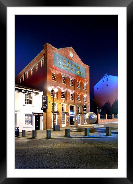 The Calls Landing, Leeds. Framed Mounted Print by Chris North