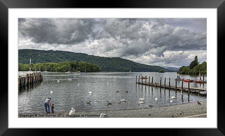 View over Windermere Framed Mounted Print by Tom Gomez