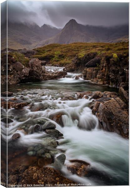 Fairy Pools Isle of Skye Canvas Print by Rick Bowden