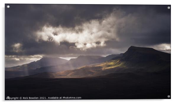 Isle of Skye Scotland Acrylic by Rick Bowden