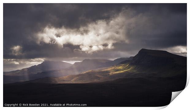 Isle of Skye Scotland Print by Rick Bowden