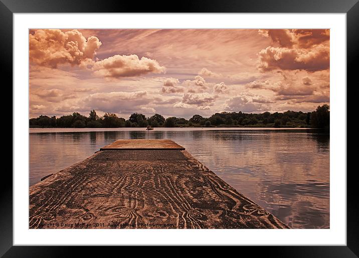 Jetty Framed Mounted Print by Doug McRae