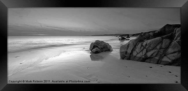 Slow Tide Framed Print by Mark Robson