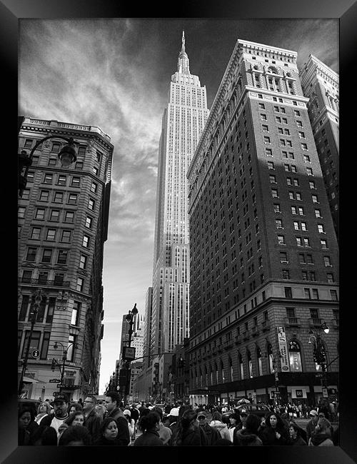 Empire State Building Framed Print by bill lawson