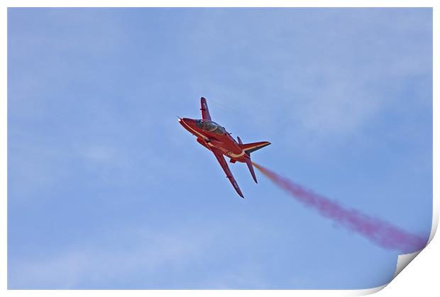 Red Arrow Print by Roger Green