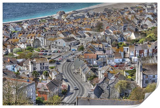 Fortuneswell Print by Nicola Clark
