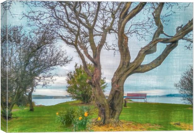 View From Largs Over The Clyde Canvas Print by Tylie Duff Photo Art