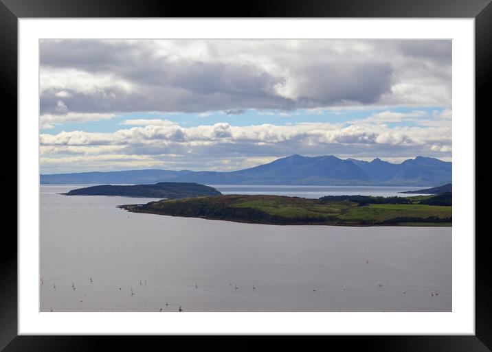 Islands on the Firth of Clyde, Framed Mounted Print by Allan Durward Photography