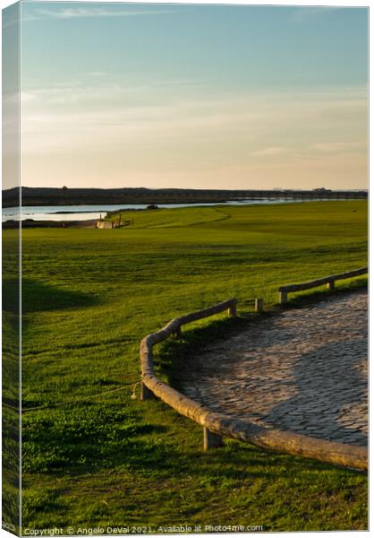 Quinta do Lago Golf Course Before Sunset Canvas Print by Angelo DeVal