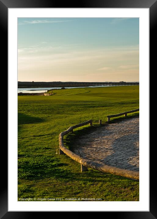 Quinta do Lago Golf Course Before Sunset Framed Mounted Print by Angelo DeVal