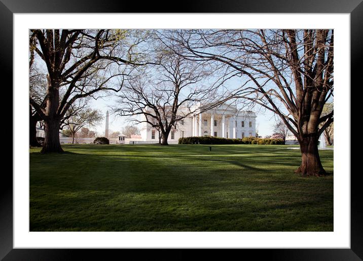 The White House, Washington, USA Framed Mounted Print by Neil Overy