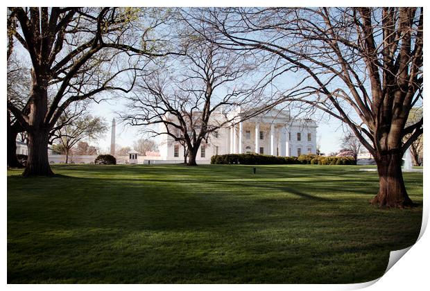 The White House, Washington, USA Print by Neil Overy