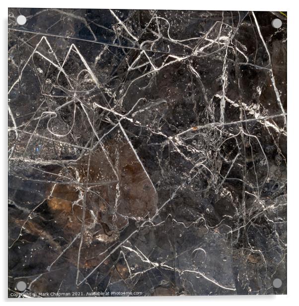 Thin broken ice fragments Acrylic by Photimageon UK