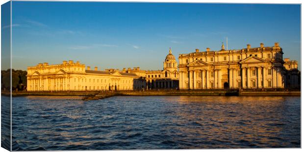 Greenwich University Sunset Canvas Print by Clive Eariss
