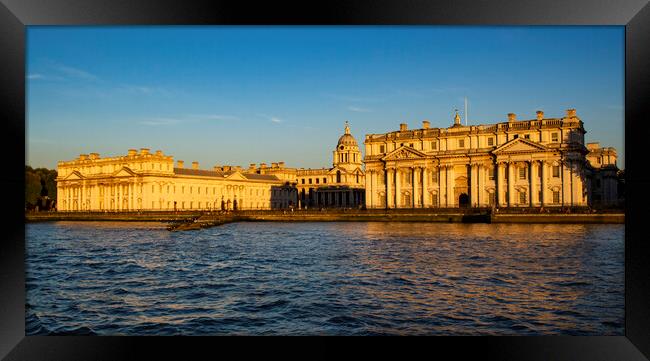 Greenwich University Sunset Framed Print by Clive Eariss