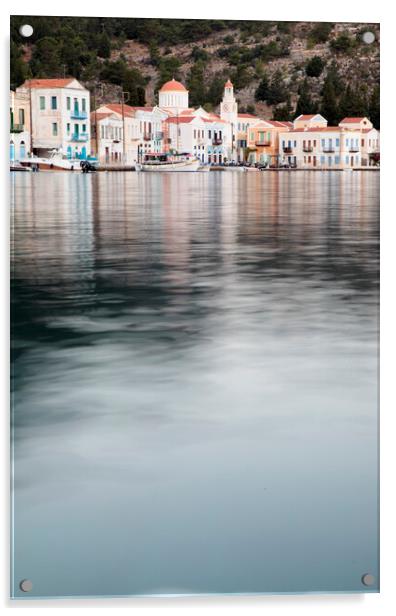 Kastellorizo or Meis Island, Greece Acrylic by Neil Overy