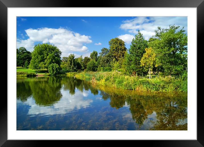 Cusworth Park Reflections Framed Mounted Print by Darren Galpin
