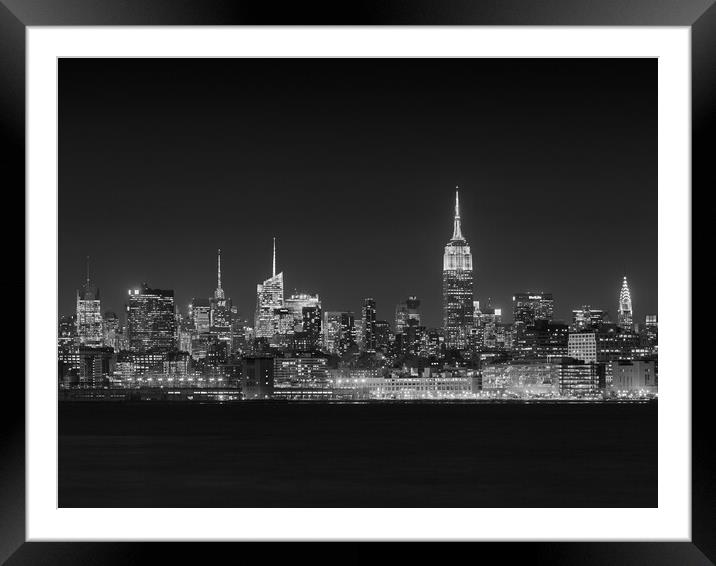 NEW YORK CITY 36 Framed Mounted Print by Tom Uhlenberg