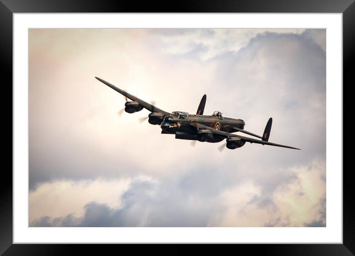 Lancaster Bomber Bomb Bay Framed Mounted Print by J Biggadike