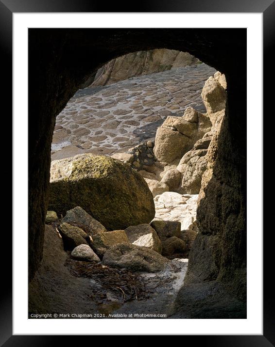 Secret view, Porthgwarra Cove, Cornwall, UK Framed Mounted Print by Photimageon UK