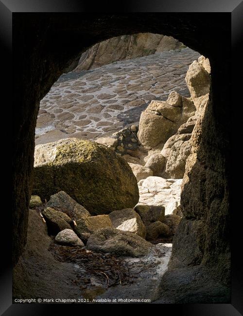 Secret view, Porthgwarra Cove, Cornwall, UK Framed Print by Photimageon UK