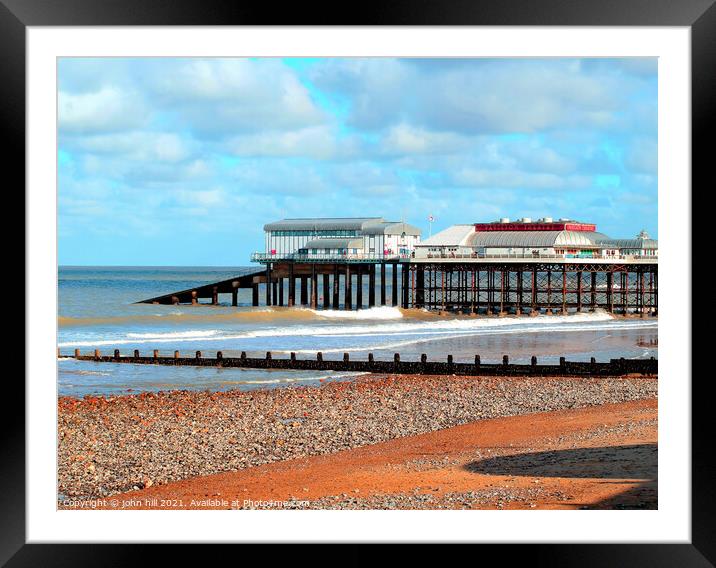 Cromer pier in Norfolk, UK. Framed Mounted Print by john hill