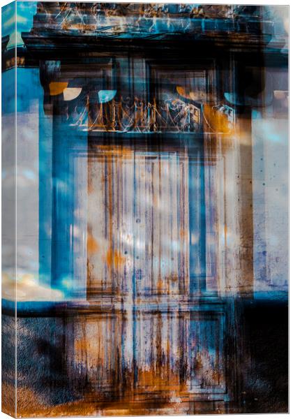 Abstract colonial doorway Canvas Print by Phil Crean